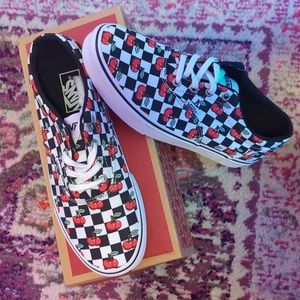 CHERRY CHECKER VANS